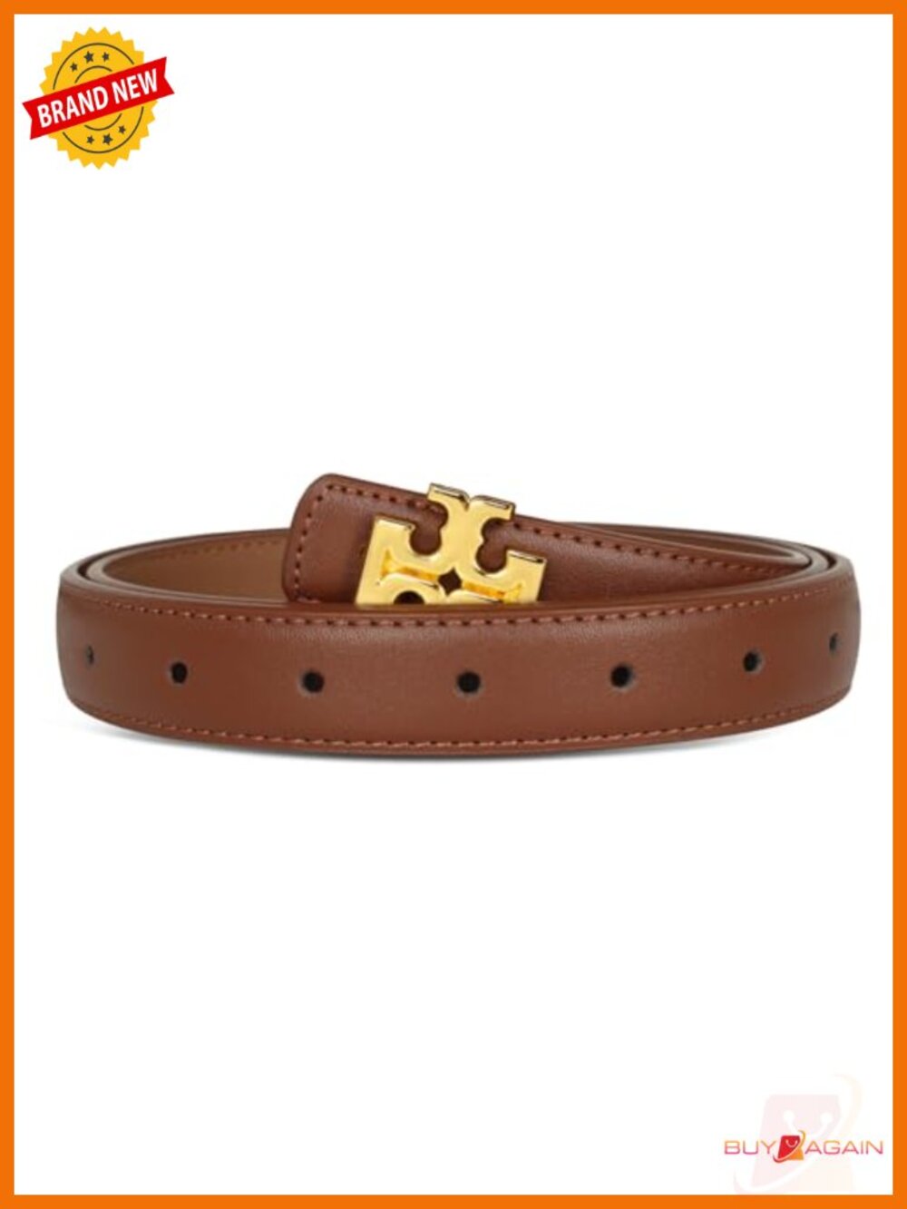 PU Leather Belt Adjustable 43", Metal Buckle, Womens Casual Dress Belt